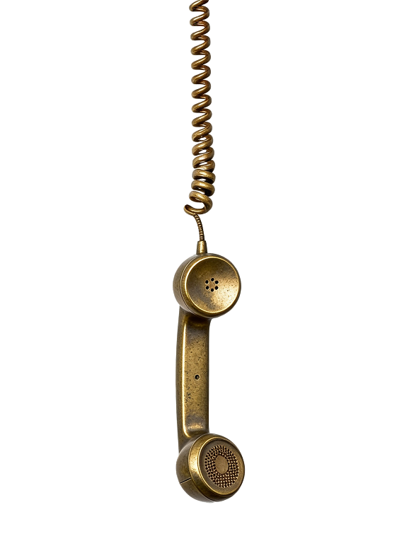Vintage telephone handset